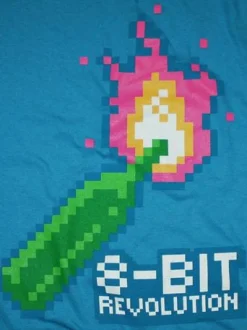 J!nx - 8-Bit Revolution Premium Turquoise Male T-Shirt