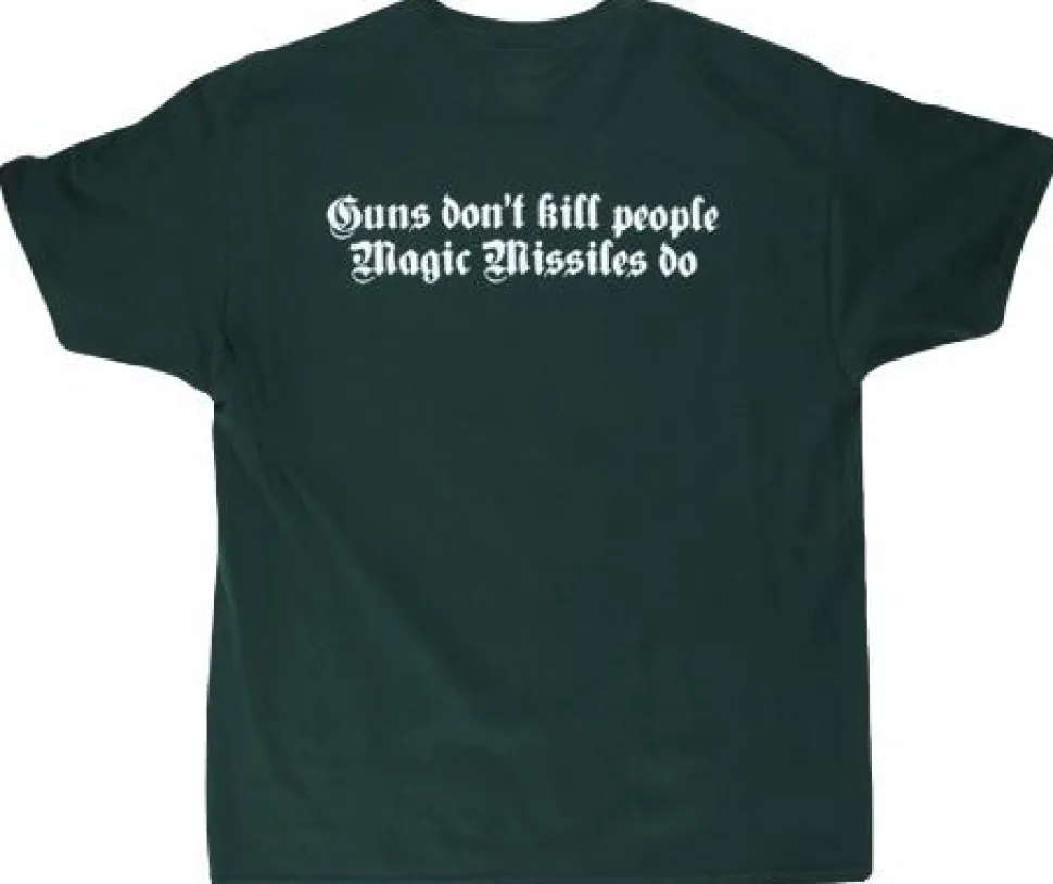 J!nx - Guns Don't Kill People Magic Missiles Do Male T-Shirt