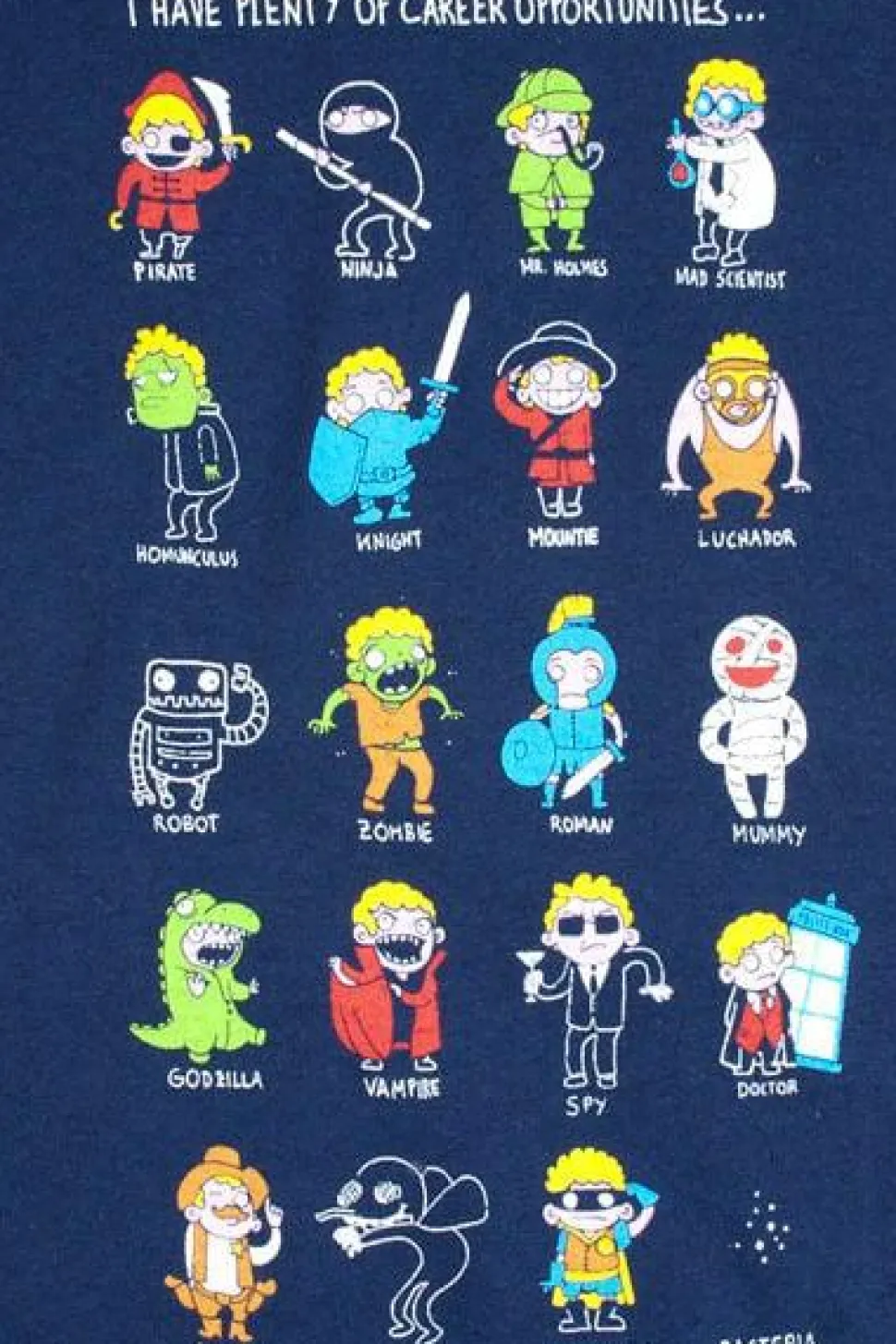 J!nx - I Have Plenty Of Career Opportunities Blue Kids T-Shirt
