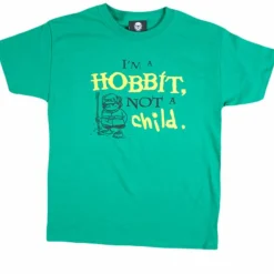 J!nx - I'm A Hobbit Not A Child Kelly Green Kids T-Shirt