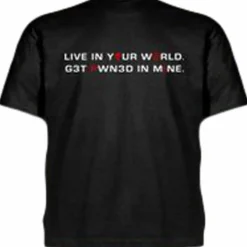J!nx - Live in Your World Male T-Shirt
