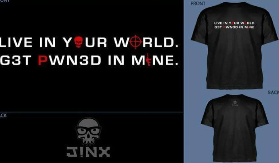 J!nx - Live in Your World Male T-Shirt