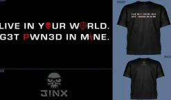 J!nx - Live in Your World Male T-Shirt