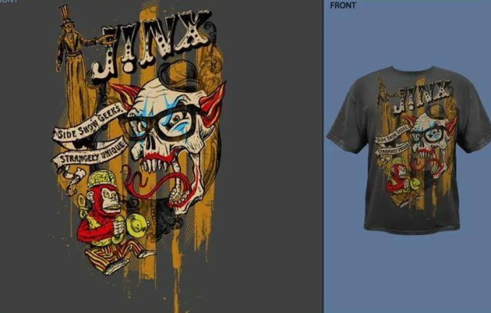 J!nx - Side Show Male T-Shirt