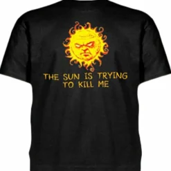 J!nx - The Sun Is Trying To Kill Me Black Male T-Shirt