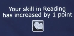 J!nx - Your Skill in Reading has Increased by 1 Point T-Shirt