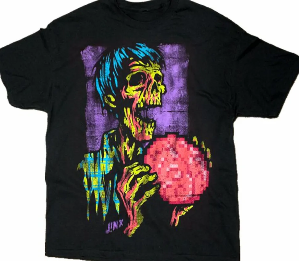 J!nx - Zombit Charcoal Vintage Premium Male T-Shirt