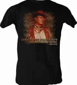 John Wayne - Courage Black Male T-Shirt