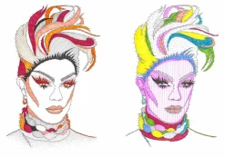 Join the Drag Queens!: Satisfyingly Difficult Dot-to-Dot Puzzles by Jennie Edwards Paperback Book
