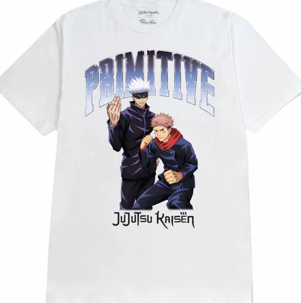 Jujutsu Kaisen - Jujutsu Kaisen x Primitive Duo White T-Shirt