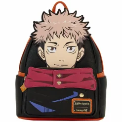 Jujutsu Kaisen - Yuji Itadori Cosplay 10" Faux Leather Mini Backpack