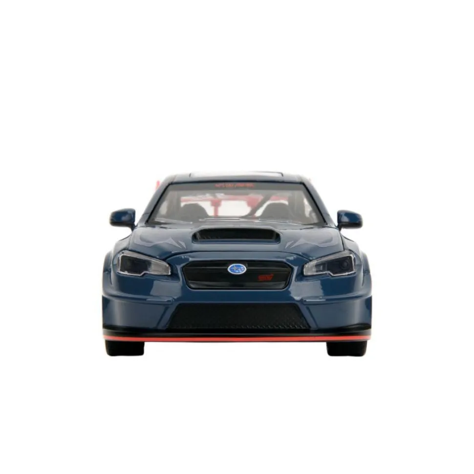 Jujutsu Kaisen - Yuji Itadori & 2016 Subaru WRX STI Widebody Anime Hollywood Rides 1/24th Scale Die-Cast Vehicle Replica