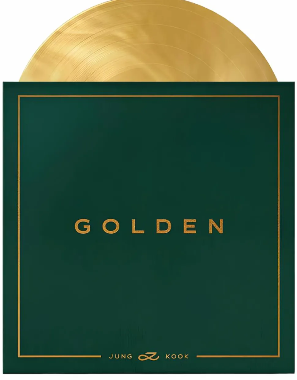 Jungkook - Golden LP Vinyl Record (Gold Coloured Vinyl)