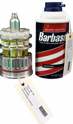 Jurassic Park - Barbasol Cryogenics Canister 1:1 Scale Life-Size Prop Replica