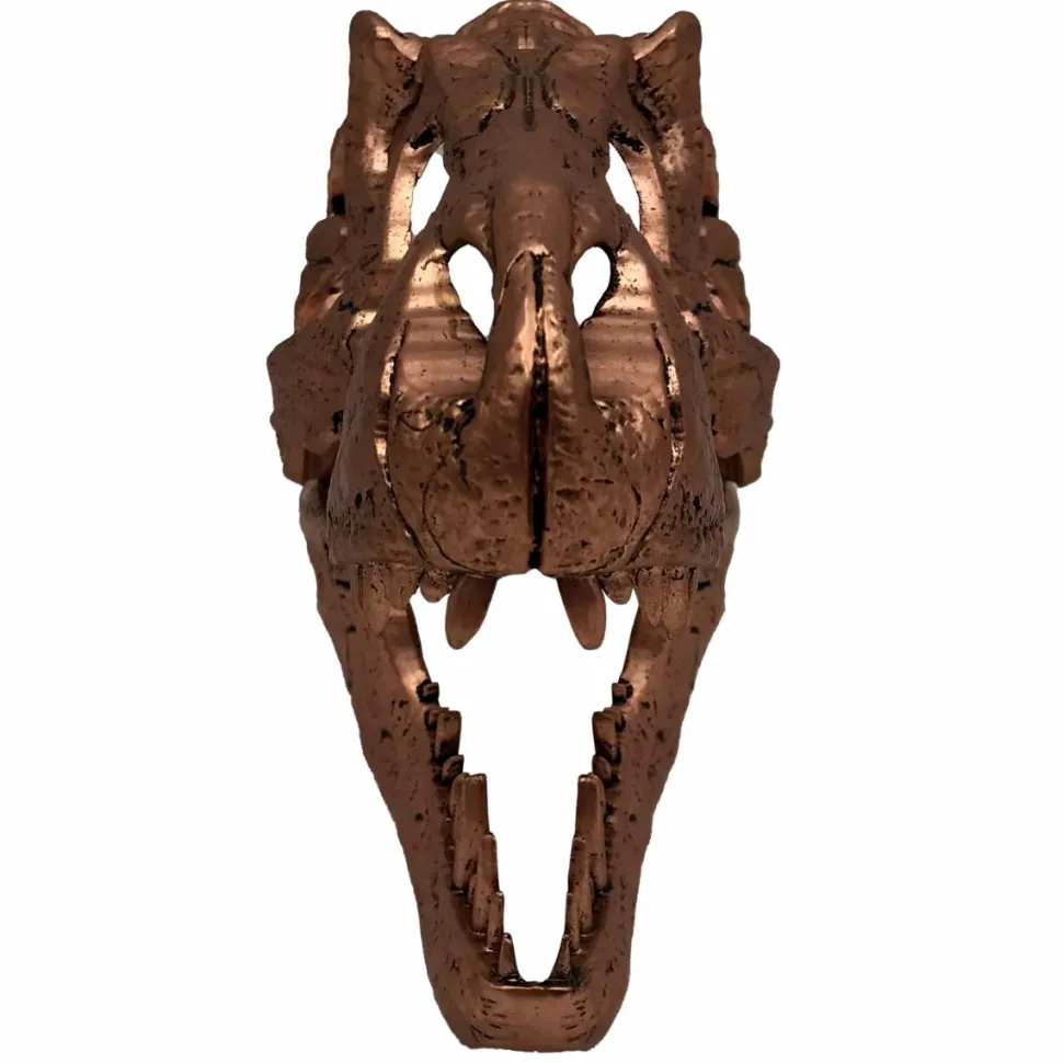 Jurassic Park - Bronze T-Rex Skull 6" Scaled Prop Replica