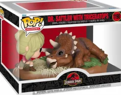 Jurassic Park - Dr. Ellie Sattler with Triceratops Movie Moments Pop! Vinyl Figure