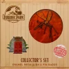 Jurassic Park - Enamel Medallion & Pin Badge Limited Edition Collector's Set