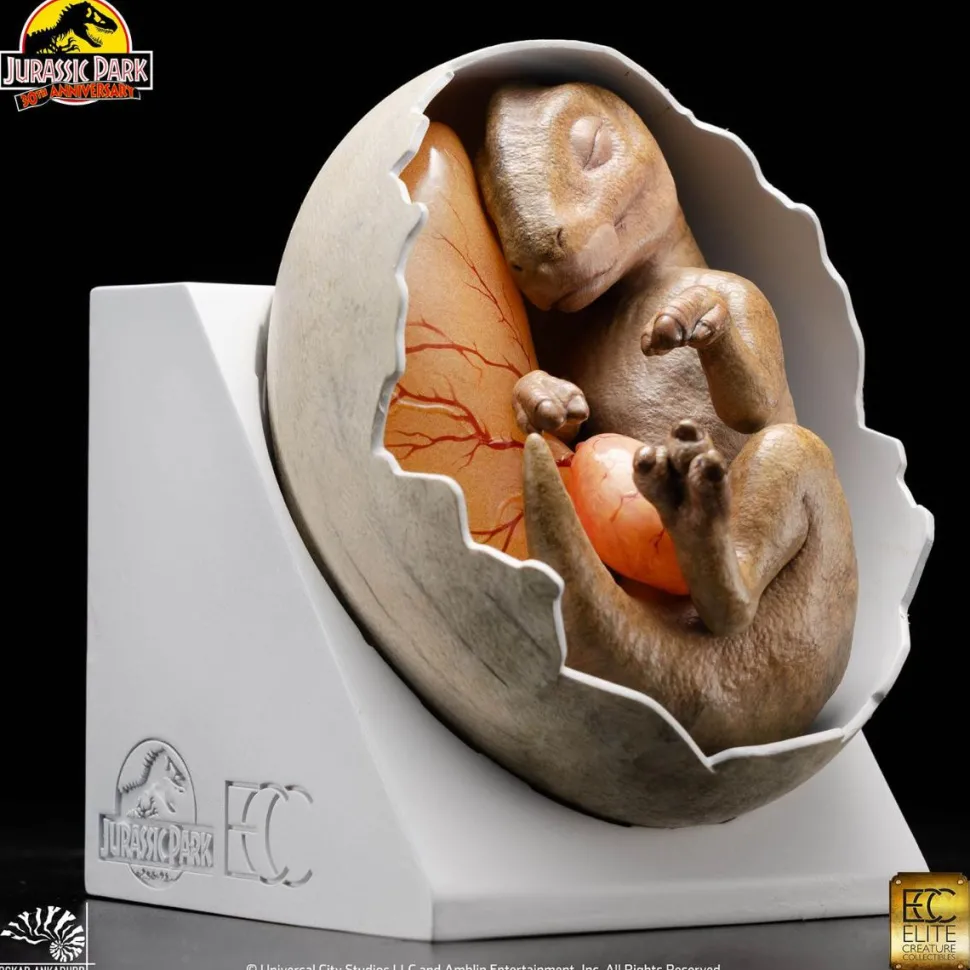 Jurassic Park - Hadrosaur Egg Hatching 30th Anniversary 5" Maquette Statue
