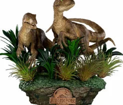 Jurassic Park - Just the Two Raptors Deluxe 1/10th Scale Statue