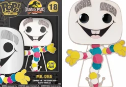 Jurassic Park - Mr. DNA Glow-in-the-Dark 4" Pop! Enamel Pin