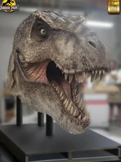 Jurassic Park - Screen Used T-Rex Head Reproduction 1:1 Scale Life-Size Prop Replica