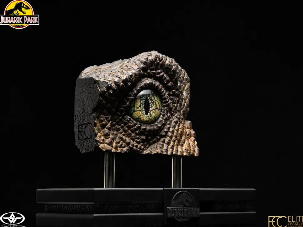 Jurassic Park - Screen Used Velociraptor Eye Reproduction 1:1 Scale Life-Size Prop Replica