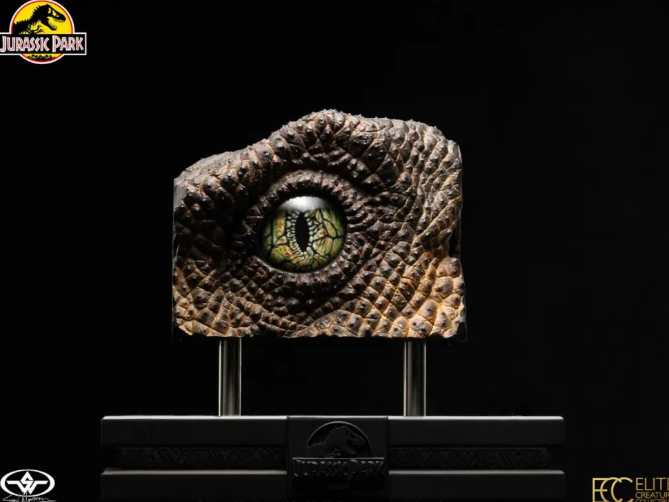 Jurassic Park - Screen Used Velociraptor Eye Reproduction 1:1 Scale Life-Size Prop Replica