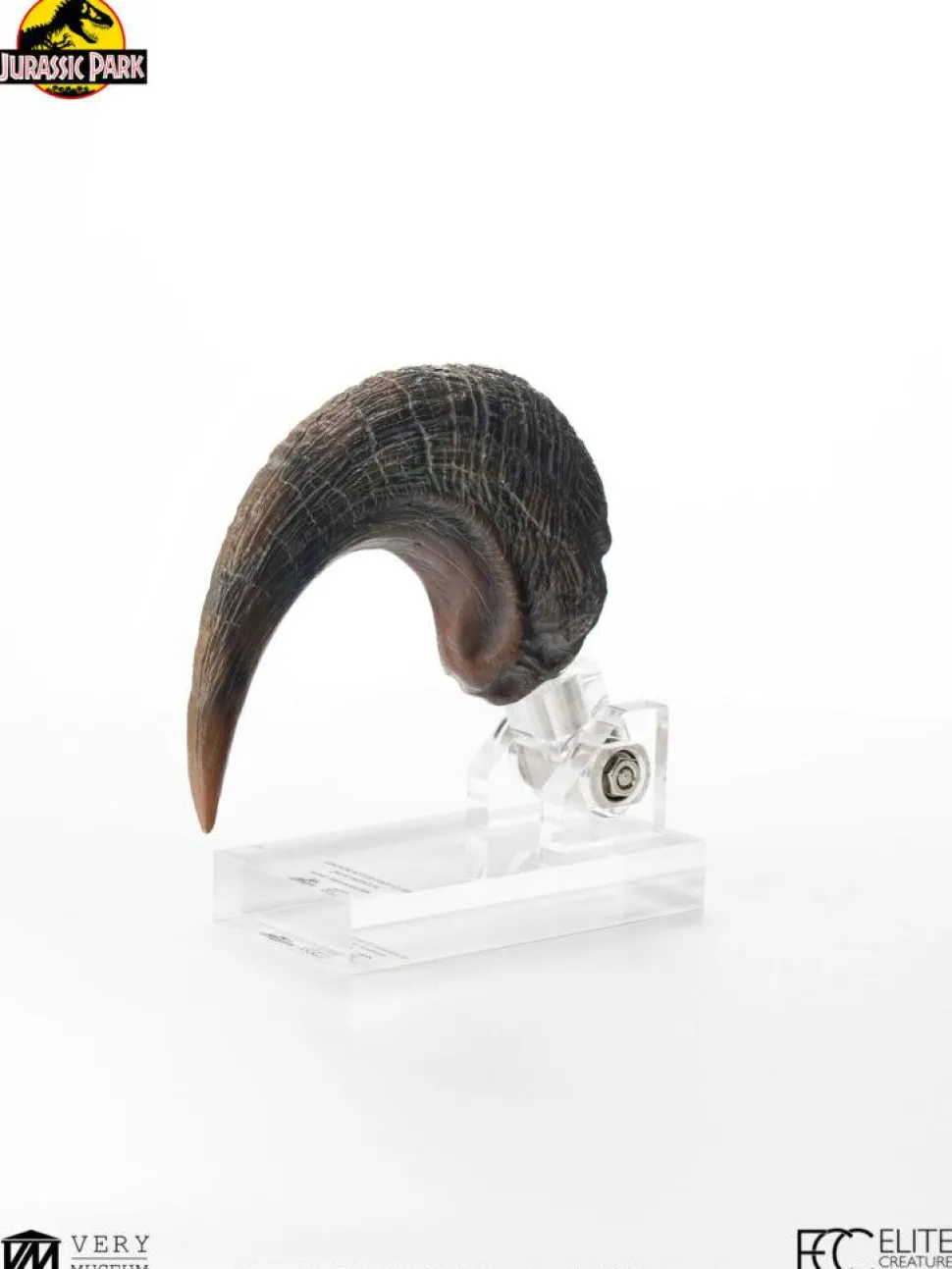 Jurassic Park - Screen Used Velociraptor Foot Claw Reproduction 1:1 Scale Life-Size Prop Replica