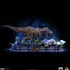 Jurassic Park - T-Rex & Donald Gennaro 1/20th Scale Diorama Statue