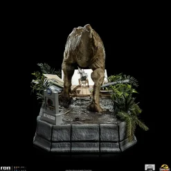 Jurassic Park - T-Rex & Donald Gennaro 1/20th Scale Diorama Statue