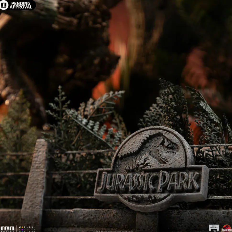 Jurassic Park - T-Rex Chase Demi Art Scale 1/20th Scale Diorama Statue