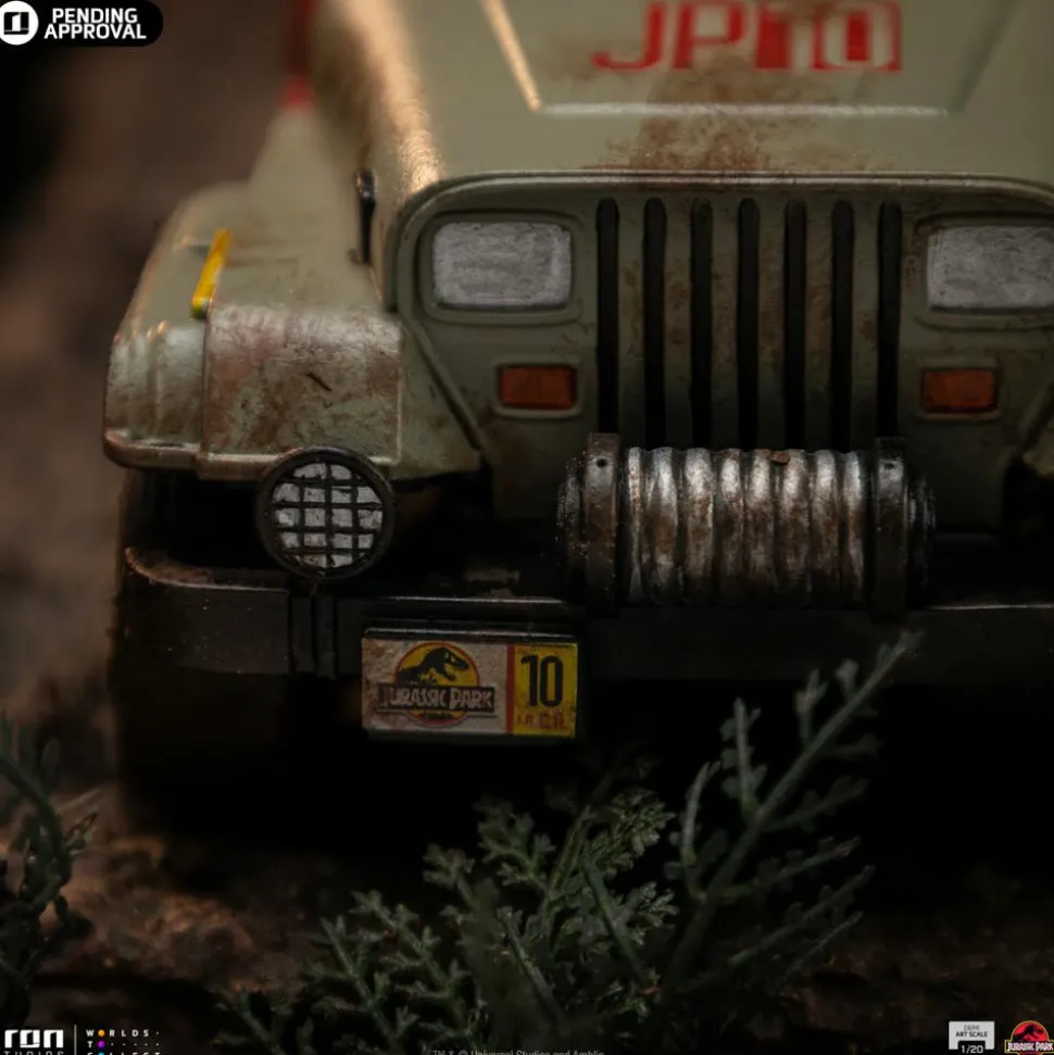 Jurassic Park - T-Rex Chase Demi Art Scale 1/20th Scale Diorama Statue