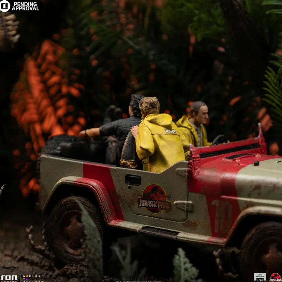 Jurassic Park - T-Rex Chase Demi Art Scale 1/20th Scale Diorama Statue