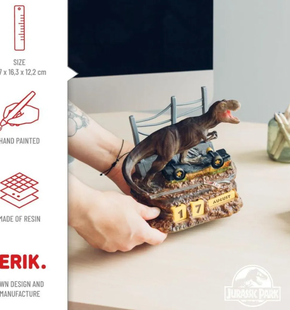 Jurassic Park - T-Rex 3D Perpetual Calendar