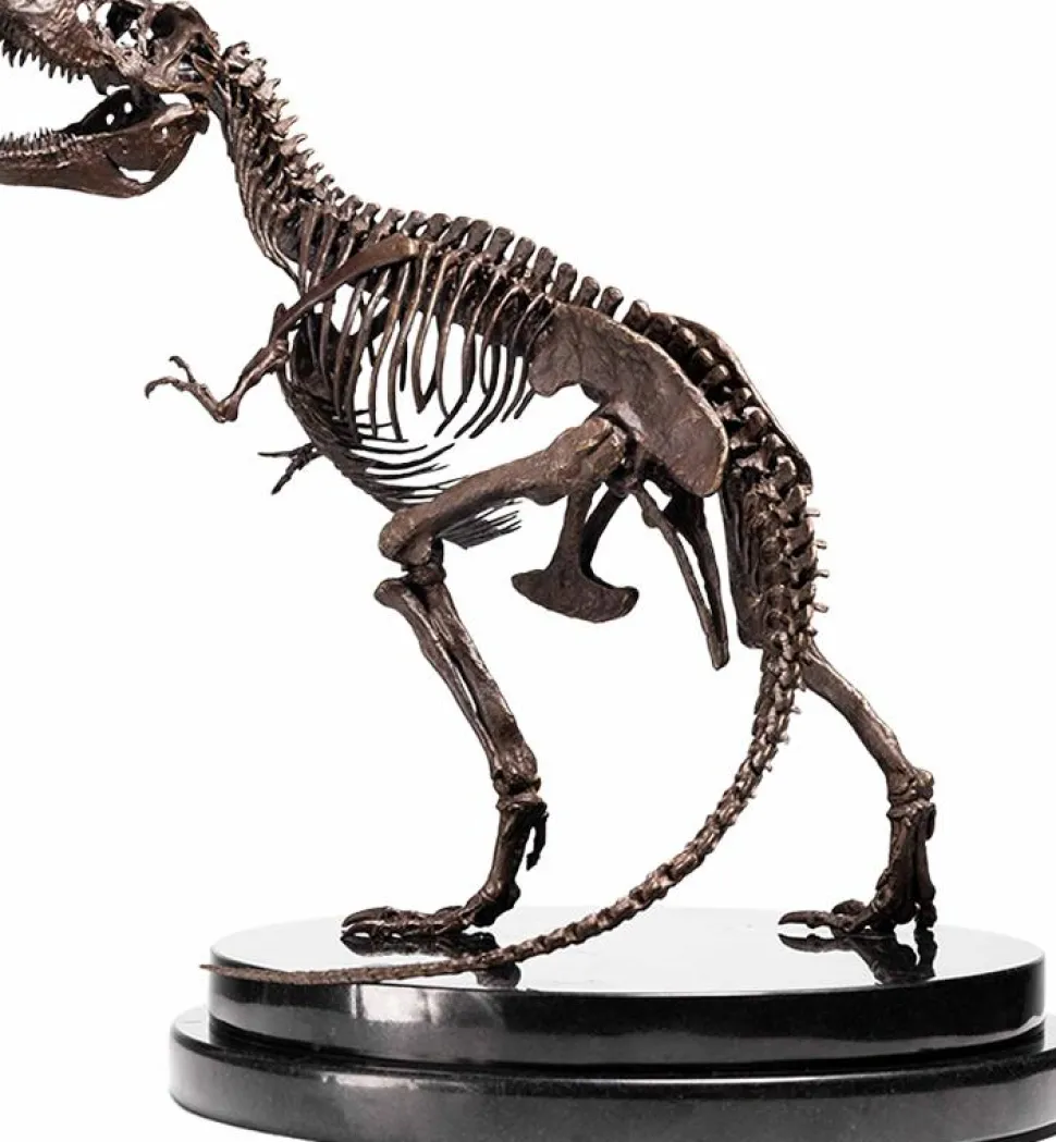 Jurassic Park - T-Rex Skeleton (Visitor Center Rotunda) 30th Anniversary 1/24th Scale Bronze Statue Replica