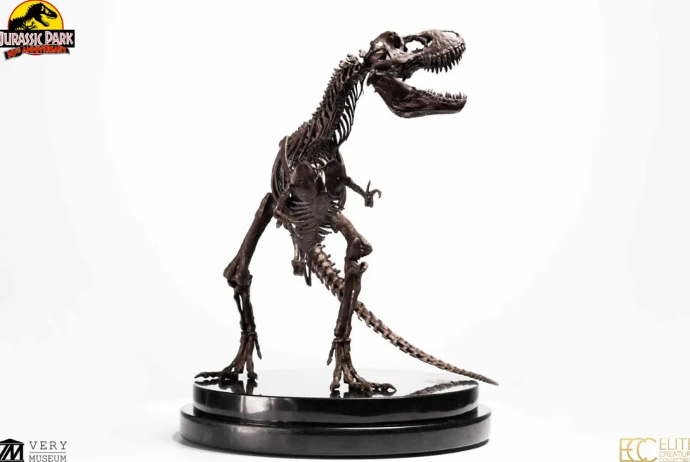 Jurassic Park - T-Rex Skeleton (Visitor Center Rotunda) 30th Anniversary 1/24th Scale Bronze Statue Replica