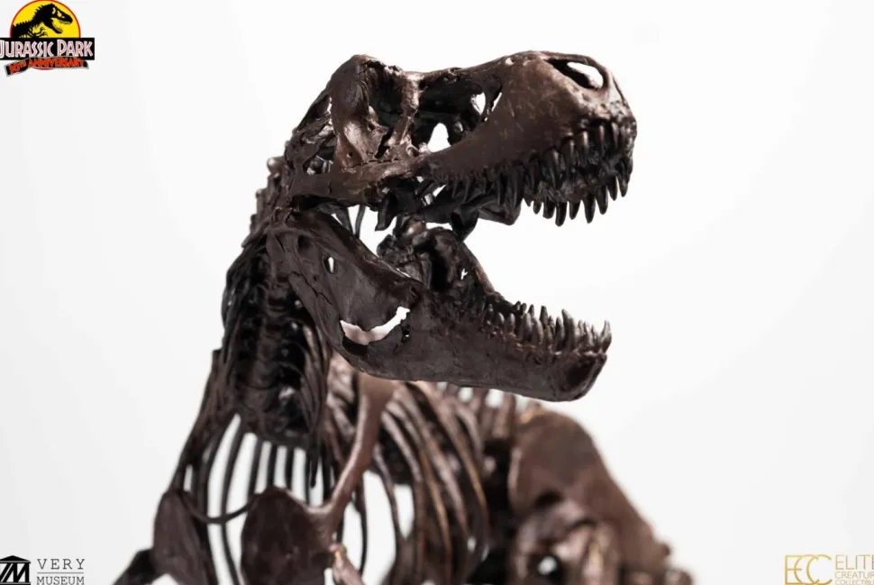 Jurassic Park - T-Rex Skeleton (Visitor Center Rotunda) 30th Anniversary 1/24th Scale Bronze Statue Replica