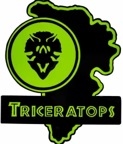 Jurassic Park - Triceratops Map Enamel Pin