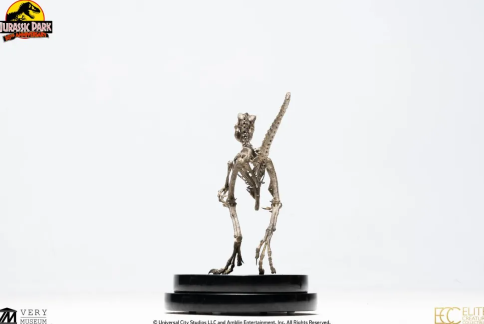 Jurassic Park - Velociraptor Skeleton Bronze 1/8th Scale Statue