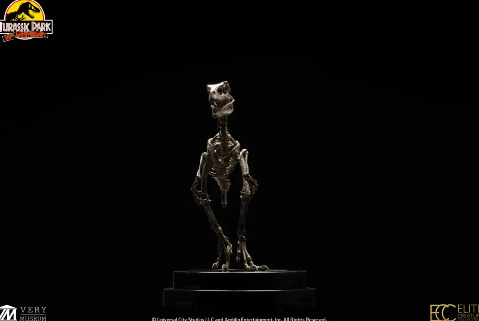 Jurassic Park - Velociraptor Skeleton Bronze 1/8th Scale Statue