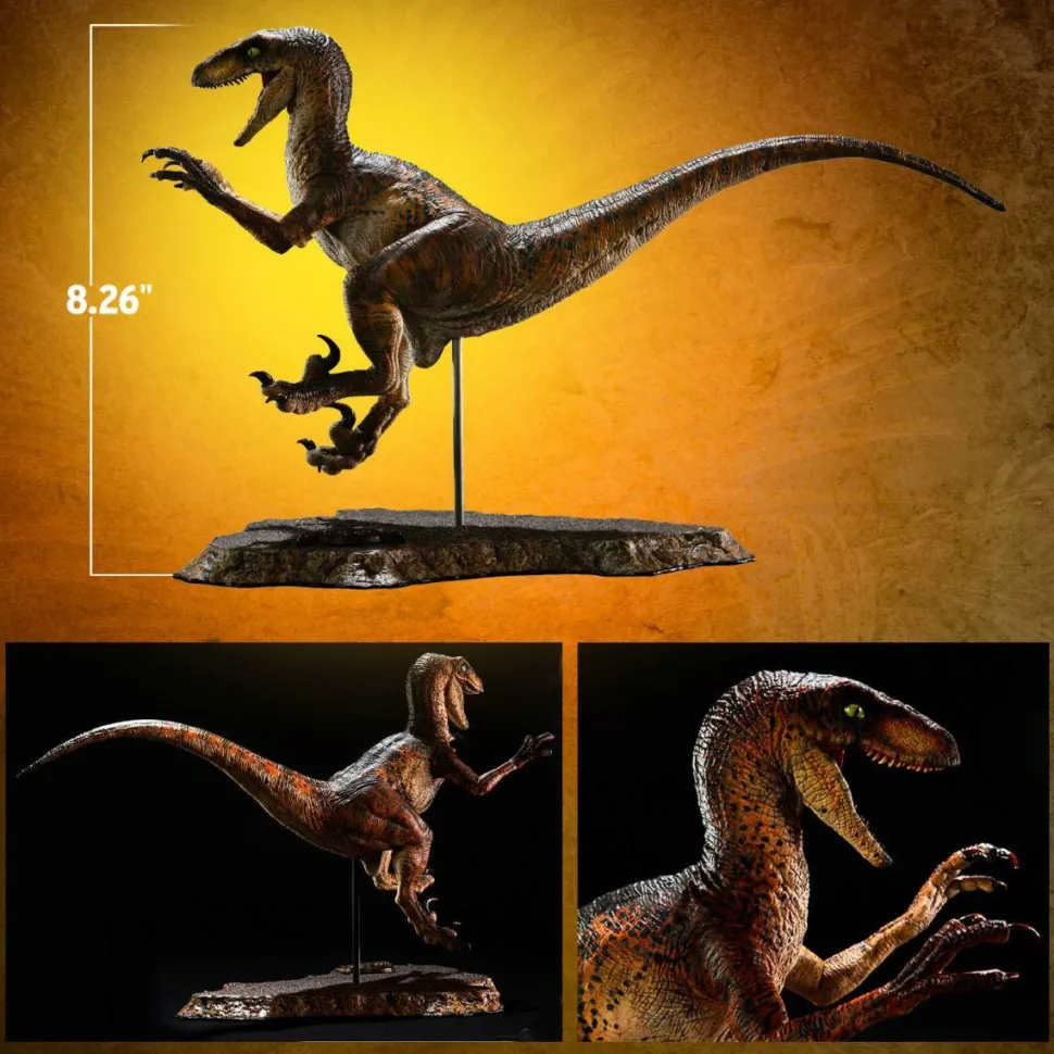 Jurassic Park - Velociraptor Jump 1/10th Scale Statue