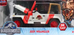 Jurassic World - 1992 Jeep Wrangler 1/24th Scale Hollywood Rides Die-Cast Vehicle Replica