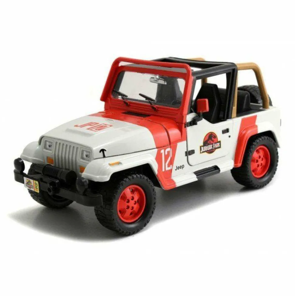 Jurassic World - 1992 Jeep Wrangler 1/24th Scale Hollywood Rides Die-Cast Vehicle Replica