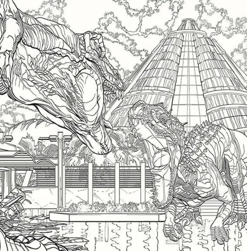 Jurassic World - Colouring Book Paperback