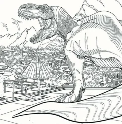 Jurassic World - Colouring Book Paperback