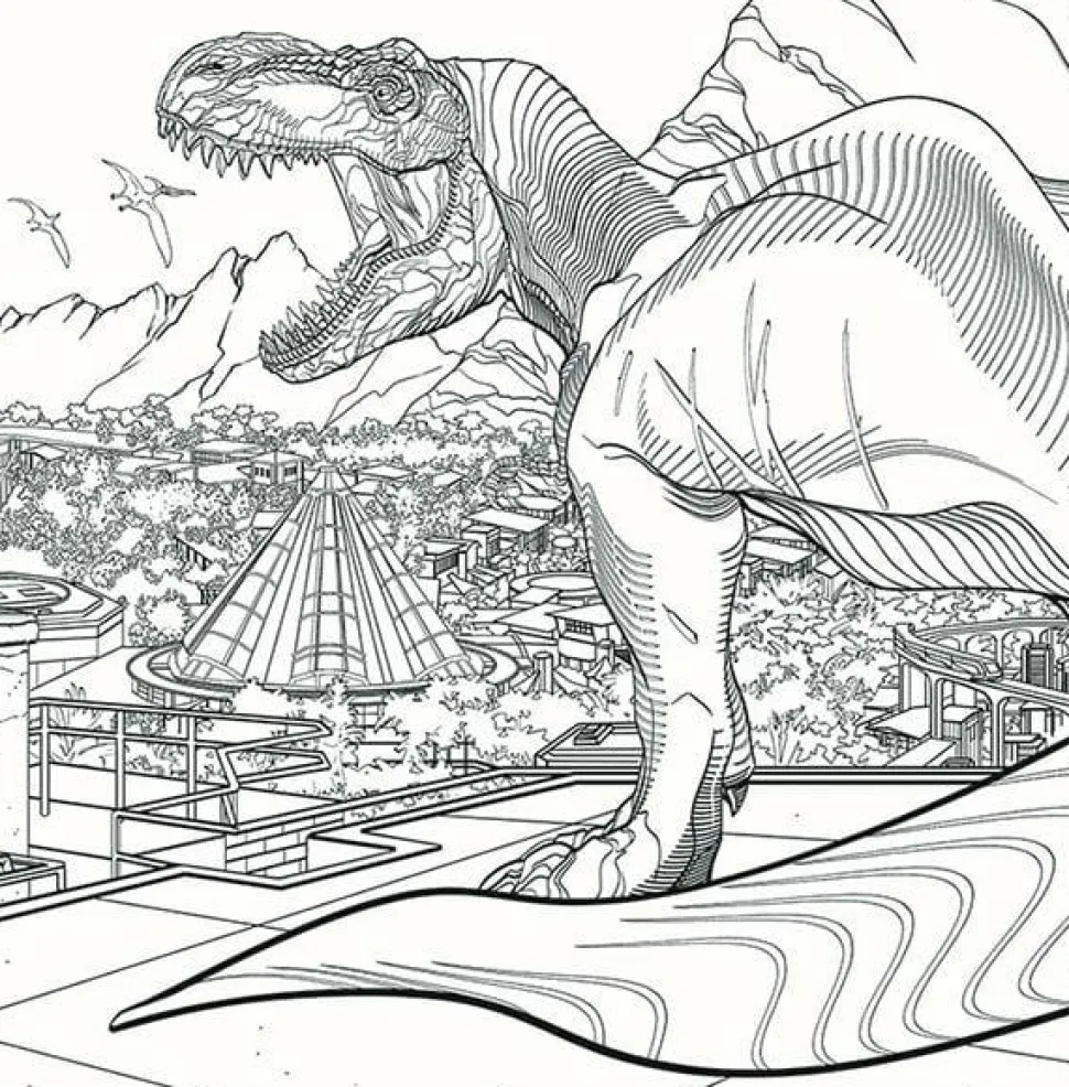 Jurassic World - Colouring Book Paperback
