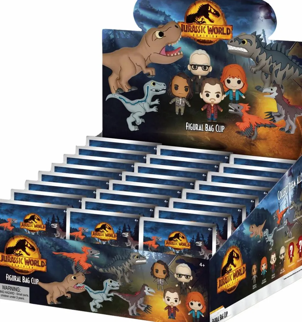 Jurassic World - 3D Figural Foam Bag Clip Blind Bag (Display of 24)