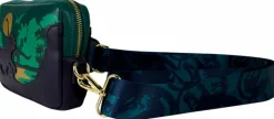 Jurassic World - Dinosaur Silhouette 4" Faux Leather Sling Crossbody Bag with Coin Purse