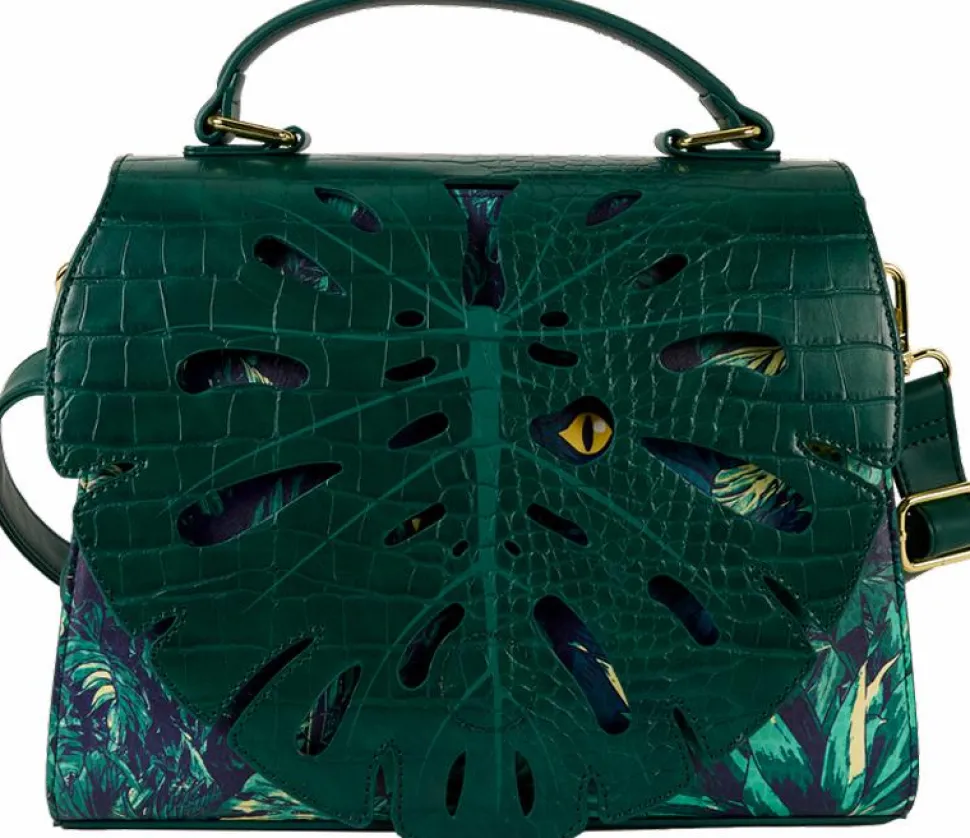Jurassic World - Jungle Velociraptor Glow in the Dark 8" Faux Leather Crossbody Bag