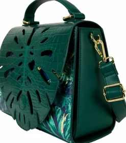 Jurassic World - Jungle Velociraptor Glow in the Dark 8" Faux Leather Crossbody Bag